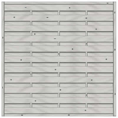 Dichtzaun Madras 180x180 cm geschlossen Fichte Struktur Grau 180 x 180 cm geschlossen | Fichte Grau