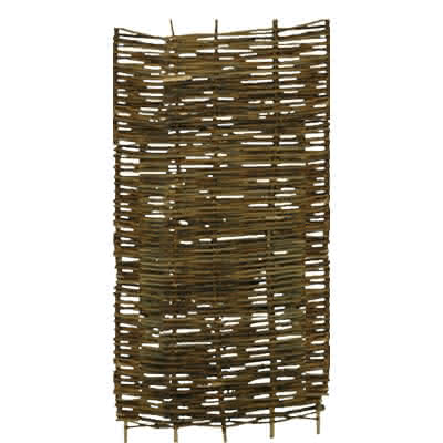 Weidenzaun Haithabu 90x180 cm Haselnuss unbehandelt 90 x 180 cm