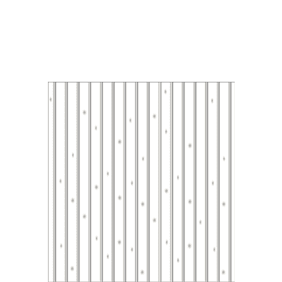 Carport Wandelement 1396,7 x 1500 mm, aus Rundkantenprofilbretter, Fichte weiß grundiert 1396,7 mm | 1500 mm | Fichte Leimholz weiß