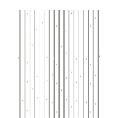 Carport Wandelement 1500 x 1935 mm, aus Rundkantenprofilbretter, Fichte weiß grundiert 1500 mm | 1935 mm | Fichte Leimholz weiß