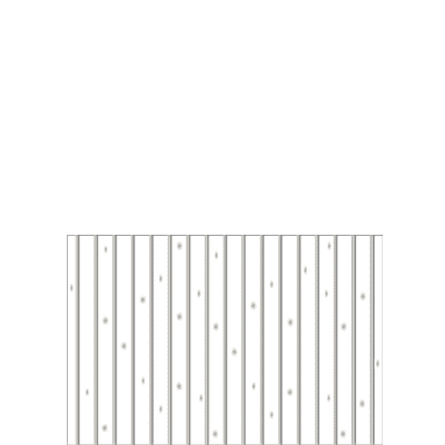 Carport Wandelement 1500 x 1000 mm, aus Rundkantenprofilbretter, Fichte weiß grundiert 1500 mm | 1000 mm | Fichte Leimholz weiß