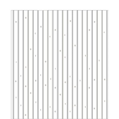 Carport Wandelement 1730 x 1935 mm, aus Rundkantenprofilbretter, Fichte weiß grundiert 1730 mm | 1935 mm | Fichte Leimholz weiß