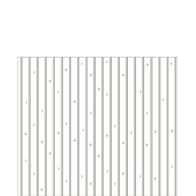 Carport Wandelement 1730 x 1500 mm, aus Rundkantenprofilbretter, Fichte weiß grundiert 1730 mm | 1500 mm | Fichte Leimholz weiß