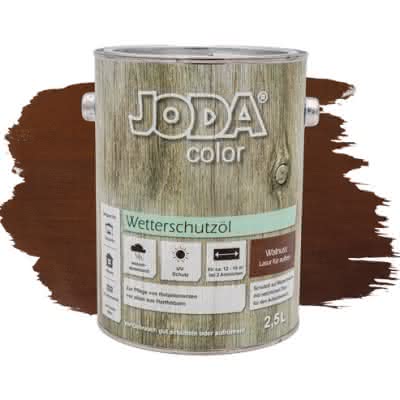 Joda®color Wetterschutzöl 2,5 Liter Walnuss 2,5 Liter | Walnuss
