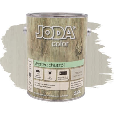 Joda Color Wetterschutzöl 2,5 Liter Grauweiß 2,5 Liter | Grauweiß