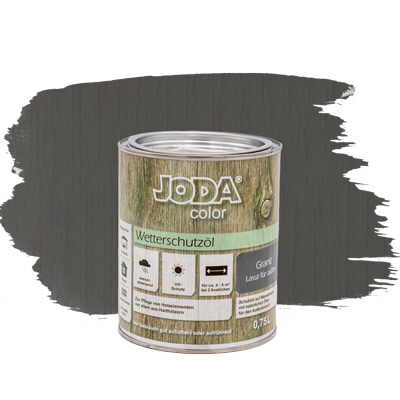 Joda Color Wetterschutzöl 0,75 Liter Granit 0,75 Liter | Granit