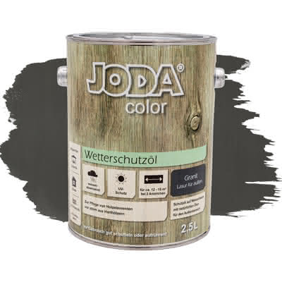Joda®color Wetterschutzöl 2,5 Liter Granit 2,5 Liter | Granit