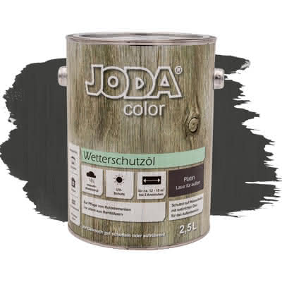 Joda®color Wetterschutzöl 2,5 Liter Platin 2,5 Liter | Platin