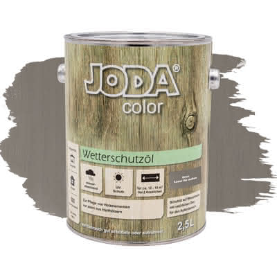 Joda®color Wetterschutzöl 2,5 Liter Grau 2,5 Liter | Grau