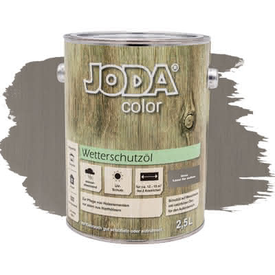 Joda Color Wetterschutzöl 2,5 Liter Grau 2,5 Liter | Grau