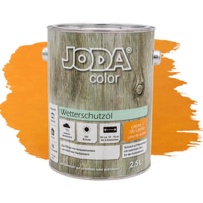 Joda®color Wetterschutzöl 2,5 Liter Lärche/Sibirische Lärche 2,5 Liter | Lärche/Sibirische Lärche