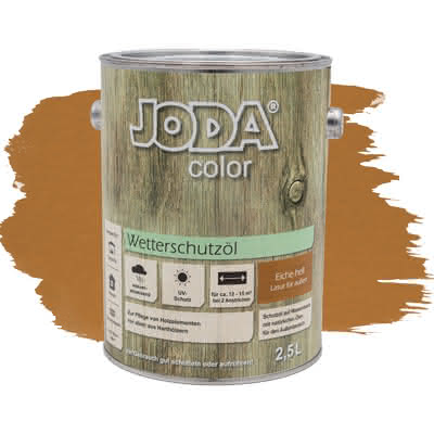 Joda®color Wetterschutzöl 2,5 Liter Eiche hell 2,5 Liter | Eiche hell