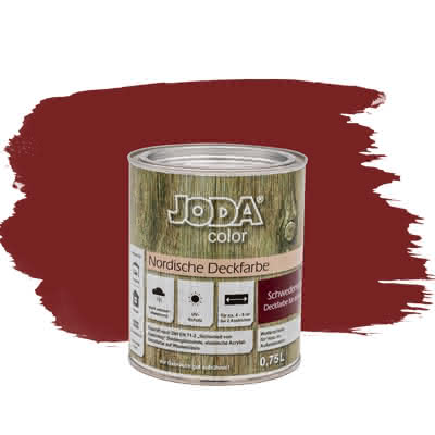Joda®color Nordische Deckfarbe 0,75 Liter Schwedenrot 0,75 Liter | Schwedenrot
