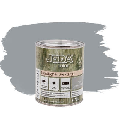 Joda®color Nordische Deckfarbe 0,75 Liter Grau 0,75 Liter | Grau