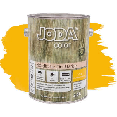 Joda®color Nordische Deckfarbe 2,5 Liter Gelb 2,5 Liter | Gelb