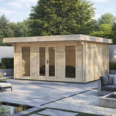 Blockhütte Eutin 480 x 360 cm 