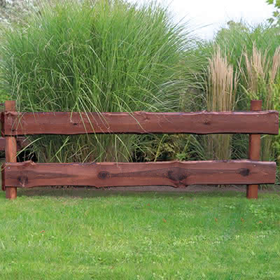 24 mm Bonanza-Zaun Bretter sägerau Kiefer KDI-braun, Länge 2,50 m 2,50 m | KDI braun