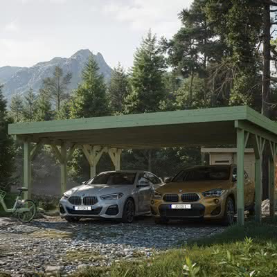 Doppelcarport Büsum | Breite: 605 cm 