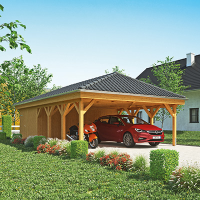 Doppelcarport Keitum | Breite: 605 cm 