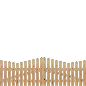 Eiderzaun 300x90/100cm Doppeltor Lärche naturbelassen 300 x 90/100 cm Doppeltor | Lärche naturbelassen