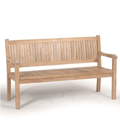 Gartengarnitur Provence aus Teakholz naturbelassen 