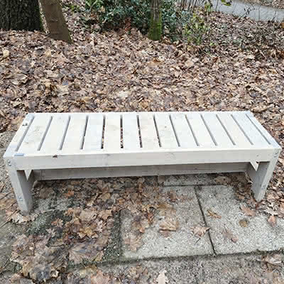 Gartensitzbank Stanford, Fichte Grau Grau