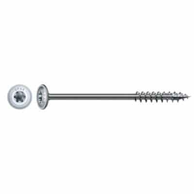 SPAX® HI.FORCE, 8 x 280 mm, 1 Stück, Teilgewinde, Tellerkopf, T-STAR plus T40, 4CUT, WIROX 8,0 x 280 mm | 1 Stück