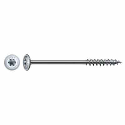 SPAX® HI.FORCE, 6 x 120 mm, 100 Stück, Teilgewinde, Tellerkopf, T-STAR plus T30, 4CUT, WIROX 6,0 x 120 mm | 100 Stück