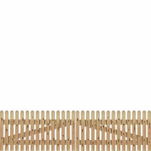 Zaun Holsteinzaun 68 300x80cm Doppeltor Lärche naturbelassen 300 x 80 cm Doppeltor | Lärche naturbelassen