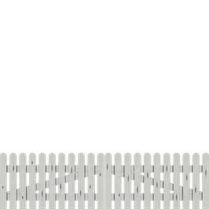 Holsteinzaun 95 Doppeltor 300x80 cm Fichte Grau Doppeltor 300x80 cm