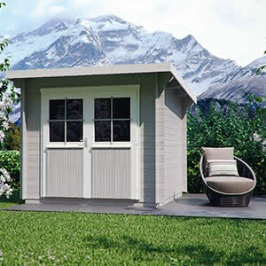 45 mm Blockhaus Bungalow 248x248 cm 248 x 248 cm | 45 mm