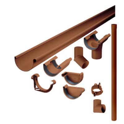 Dachrinnen-Set für Joda® Gartenhaus Chalet Plus 398x368 cm Chalet Plus 398x368 cm