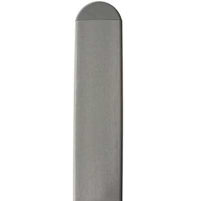 Zaunlatte aus Fenster-PVC, 25 x 85 x 840 mm, silbergrau Silbergrau