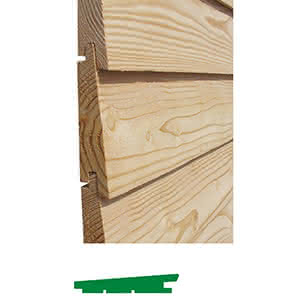 29/15x141 mm Europäische Lärche Fassadenprofil gehobelt natur 4,00 m 4,00 m