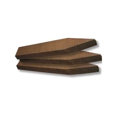 Pfähle aus Bongossi, sägerau, naturbelassen 