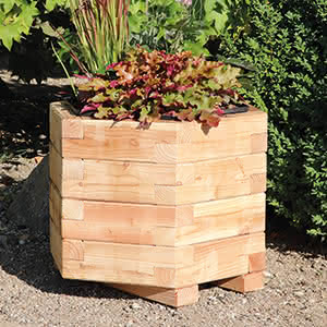 Farö Pflanzkasten S - 34x40,1x31,5 cm (TxBxH) Lärche naturbelassen S - 34 x 40,1 x 31,5 cm (TxBxH) | Lärche naturbelassen