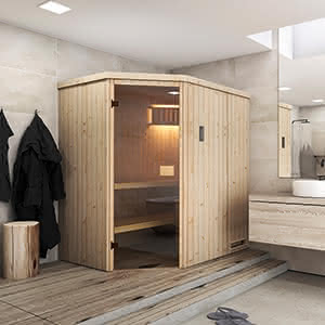 Sauna mit Eckeinstieg | Typ 2015EW1 Typ 2015EW1