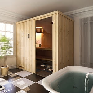 Sauna - rechteckig | Typ 2520W1 Typ 2520W1