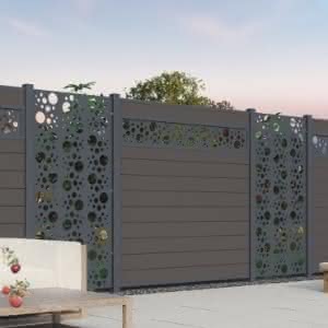 Kingston Systemzaun HPL Marble 1780x294 mm Marble 1780x294