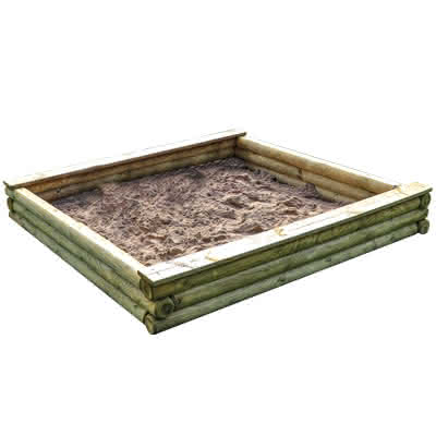 Sandkasten aus Holz: Merle KDI 180 x 180 cm 