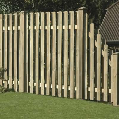 Terrassen-Trennwand-Set Modell Cadiz Nadelholz KDI 