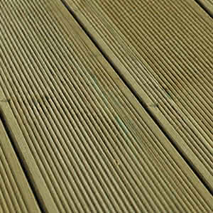 Komplett-Terrasse KDI geriffellt 4x3 m 4,00 x 3,00 m