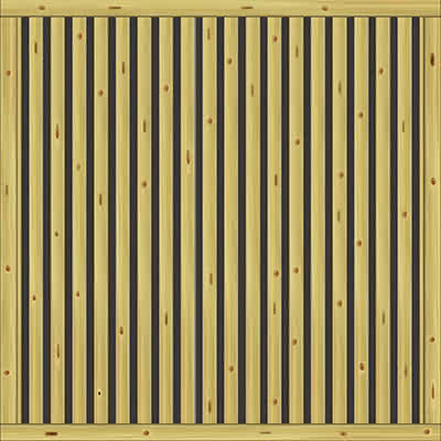 Sichtschutzzaun Almeria Fichte KDI-grün Element 180 x 180 cm Element 180x180 cm