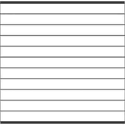 Systemzaun Kingston PVC 178 x 175 cm Dekor Weiß 178 x 175 cm Dekor | Weiß