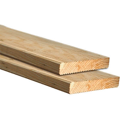 Komplett-Terrasse Lärche geriffellt 3 x 3 | 4 x 3 | 5 x 3 m 