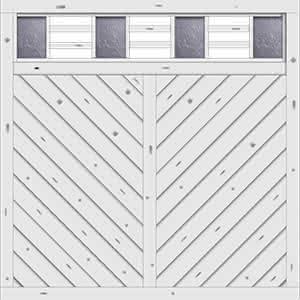 Sichtschutzzaun Linea 180x180 cm Fichte Grauweiß 180 x 180 cm  | Fichte Grauweiß