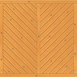 Sichtschutzelement Lugano 180x180 cm geschlossen Fichte Pinie 180 x 180 cm geschlossen