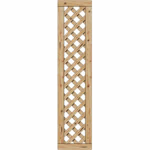 Rankzaun Lugano 41x180 cm Rankzaun Lärche/Douglasie naturbelassen 41 x 180 cm Rankzaun