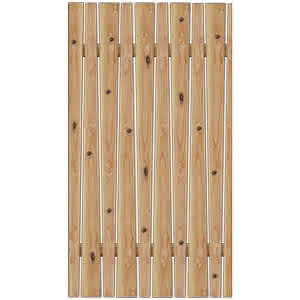 Sichtschutzzaun Manoa Lärche naturbelassen 100x180 cm 100 x 180 cm | Lärche naturbelassen