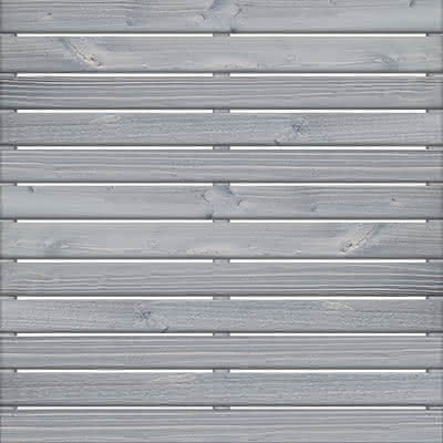 Nimes 180 x 180 cm Sichtschutzzaun mit gebürsteter Oberfläche Nadelholz Farbton Granit 180x180 cm